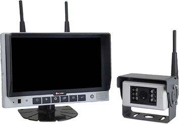 Backkamera, CRV 7044 Air Set, 7" Skärm Trådlöst